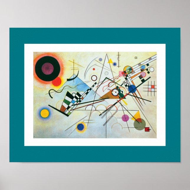 Pôster Composição VIII de Wassily Kandinsky (Frente)
