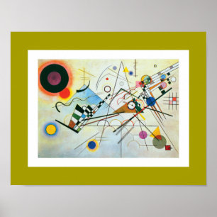 Pôster Composição VIII por Wassily Kandinsky