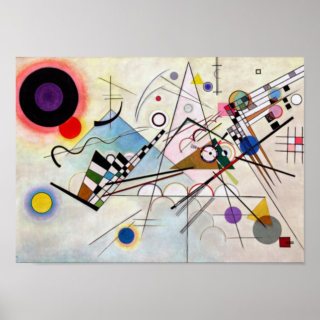 Poster Composição VIII, Wassily Kandinsky (Frente)