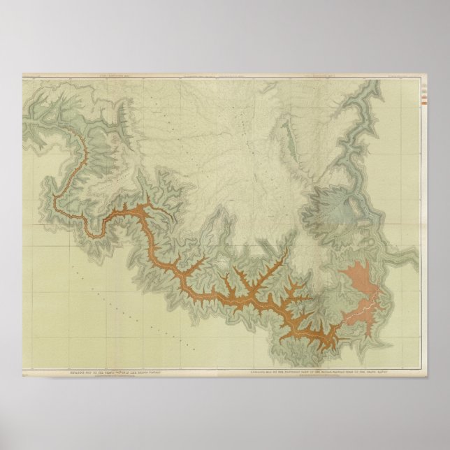 Poster Composite Geologic map of Kaibab Plateau (Frente)