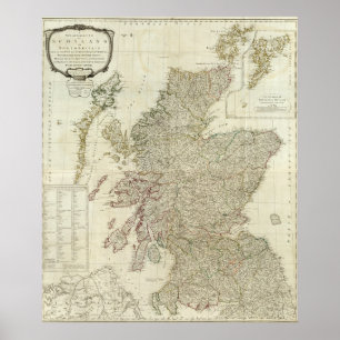 Pôster Composite Scotland or North Britain