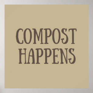 Poster compostagem acontece