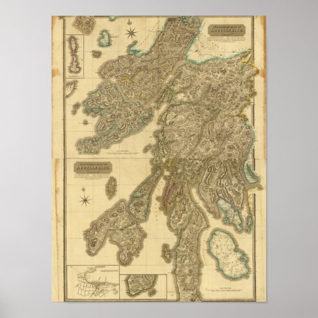 Poster Composto de Argyllshire (Frente)