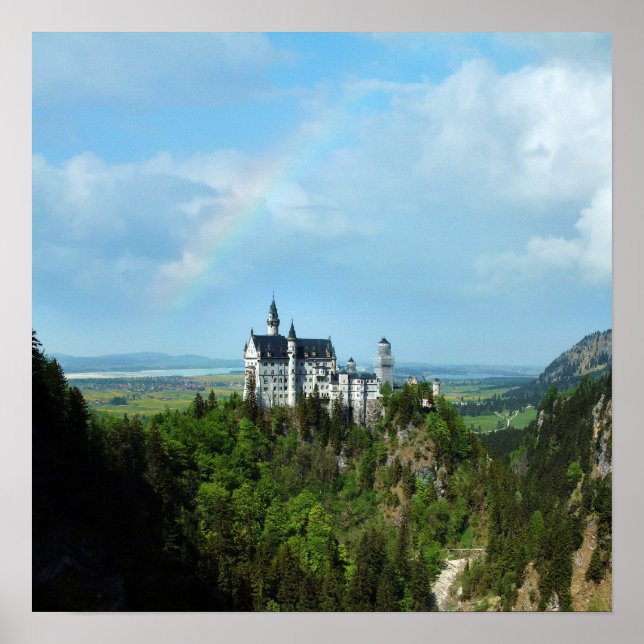 Poster Composto de Schloss Neuschwanstein (Frente)