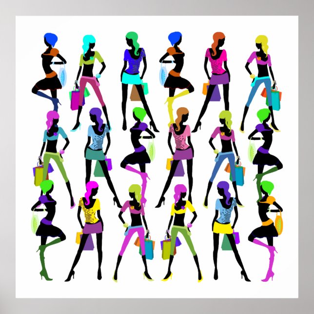 Pôster Comprando Glamor Girls (Frente)