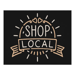 Pôster Comprar estética da academia escura retrô local vi