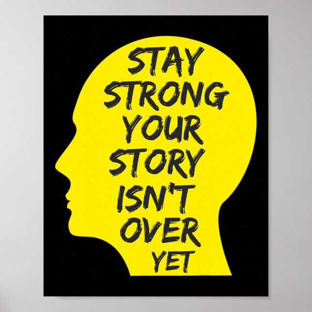 Poster Comprar o suicídio Dia da Consciência Amarelo (Frente)