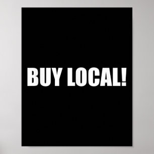 Poster Comprar Proteção Ambiental Local, Bem-Estar Animal