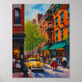 Poster Compras sofisticadas de renascença do Harlem Elega