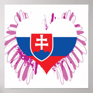 Pôster Compre a bandeira de Slovakia
