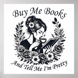 Poster Compre-me Livros E Diga Que Sou Bonita