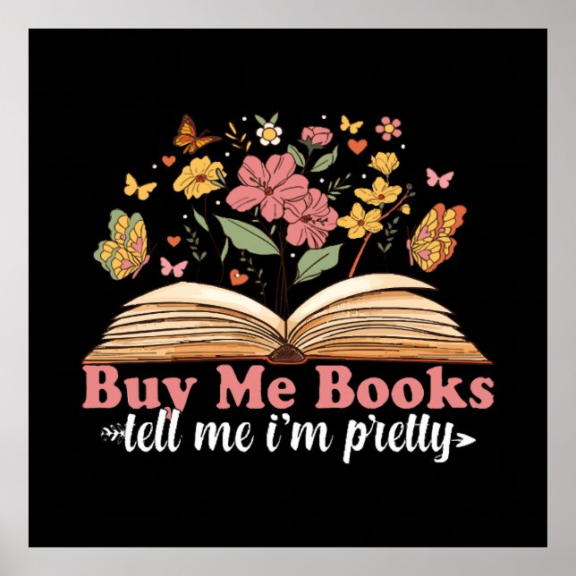 Poster Compre-me Livros E Mande-me Calarattdlag  (Frente)