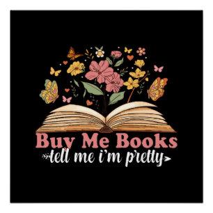 Pôster Compre-me Livros E Me Diga Para Calarattdlag
