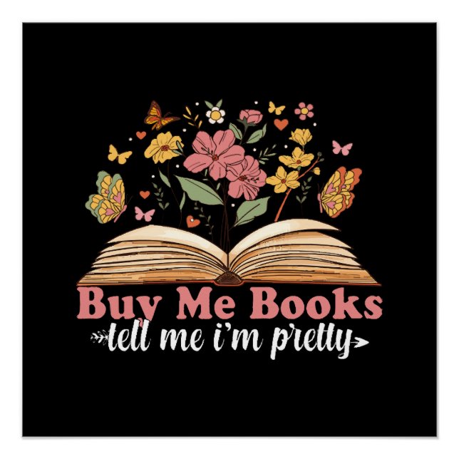 Pôster Compre-me Livros E Me Diga Para Calarattdlag  (Frente)