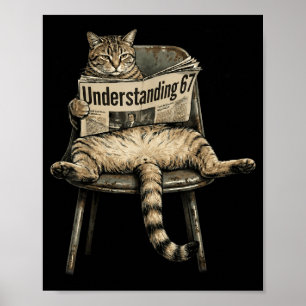 Poster Compreendendo 67 humor de gato engraçado meme de g