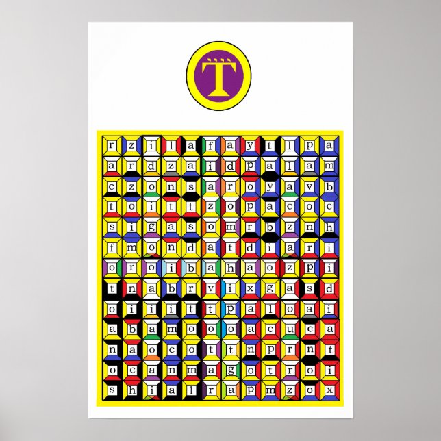 Pôster Comprimido de ar Enochian (Frente)