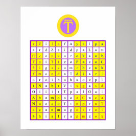 Pôster Comprimido de ar Enochian do ouro Dawn / Torre de 