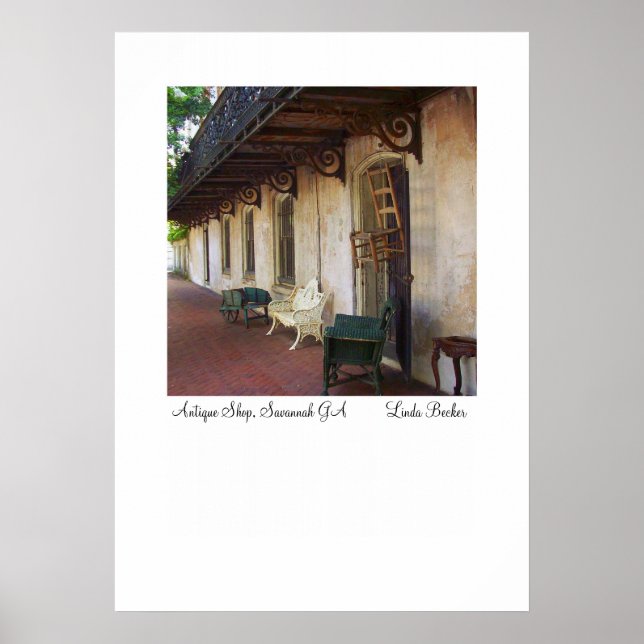 Poster Compro antigo em Savannah GA (Frente)