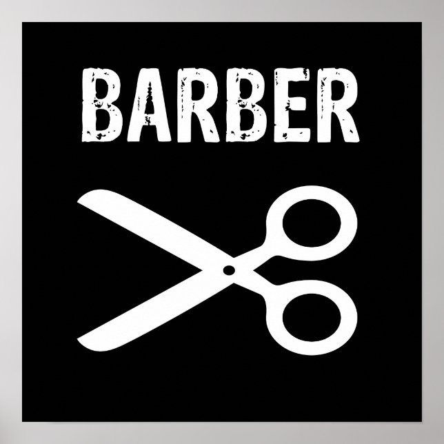 Poster Compro Barber, barbeiro (Frente)