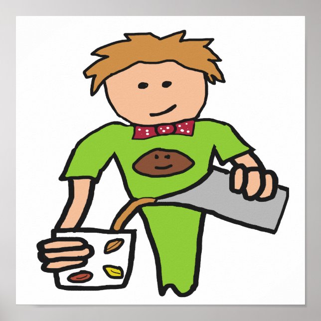 Poster Compro Barista Café (Frente)