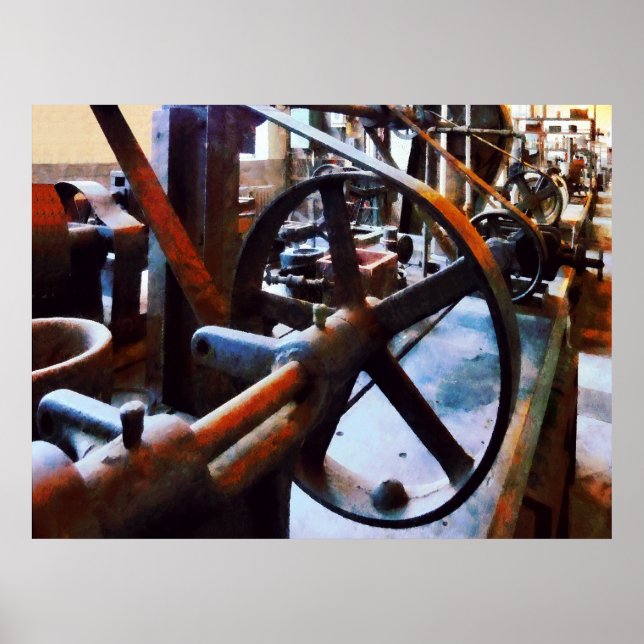 Poster Compro de Máquina (Frente)