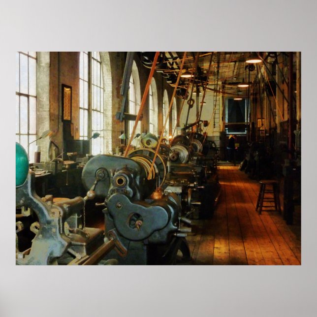 Poster Compro de Máquina Pesada (Frente)