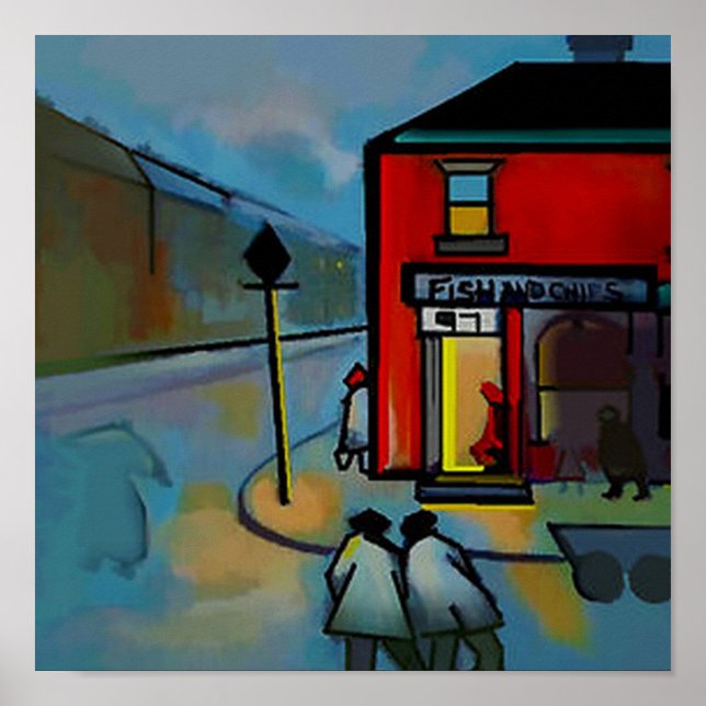 PÔSTER COMPRO FISH E CHIP (Frente)