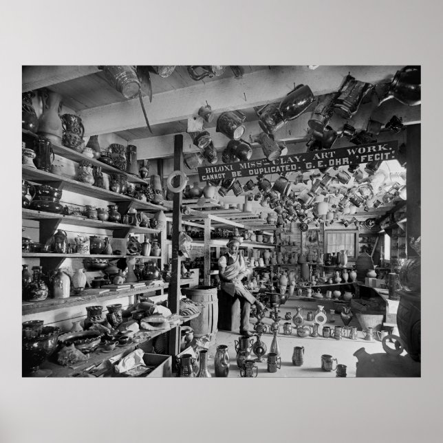 Pôster Compro George Ohr Pottery, 1901 (Frente)