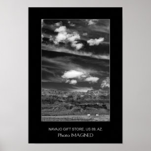 PÔSTER COMPRO NAVAJO GIFT, US 89, AZ, EUA