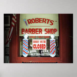 Poster Compro Roberts Barber