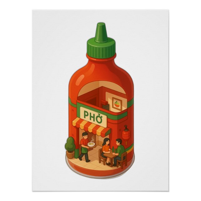 Pôster Compro Sriracha Pho (Frente)
