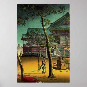 Poster Compro Tea em Kiyomizu Tsuchiya Koitsu 1940