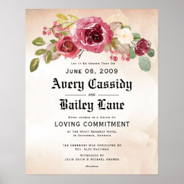 Poster Compromisso de Amar: atestado de casamento