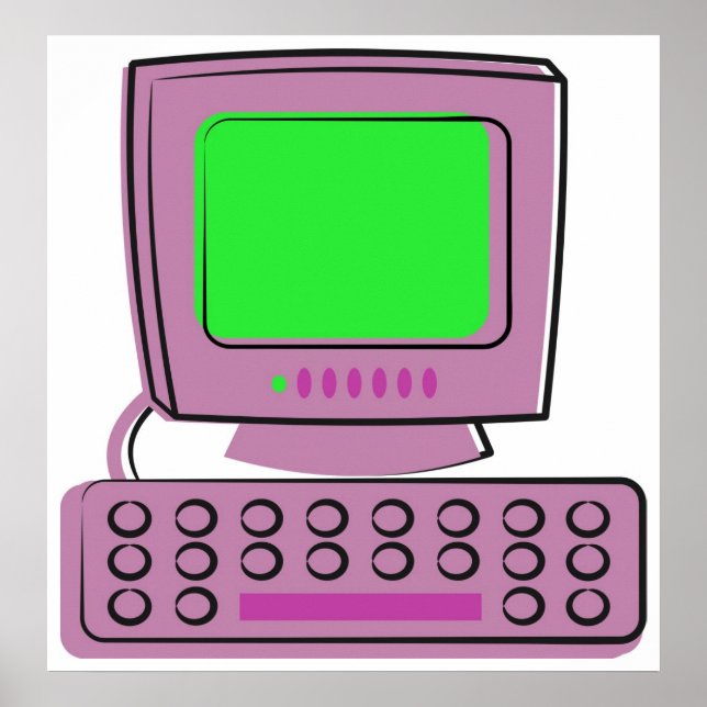 Pôster Computador (Frente)