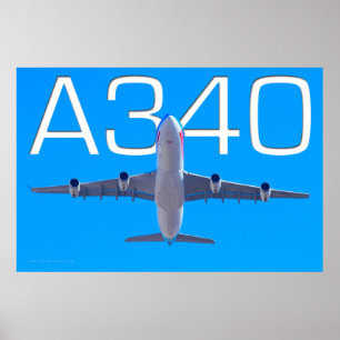 POSTER COMPUTADOR AÉREO A340