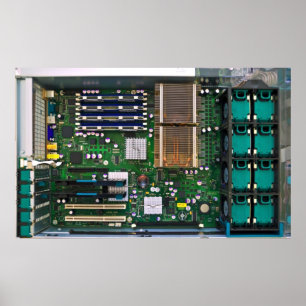Poster computador de servidor interno