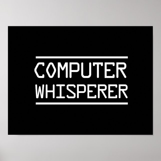 Pôster Computer Whisperer (Frente)