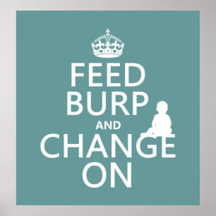 Pôster Comutação de alimentação e ativação (bebê) (qualqu