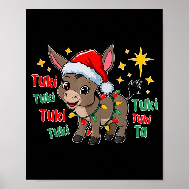 Poster Con Mi Burrito Sabanero Mexican Tuki Tuki Latino X (Frente)