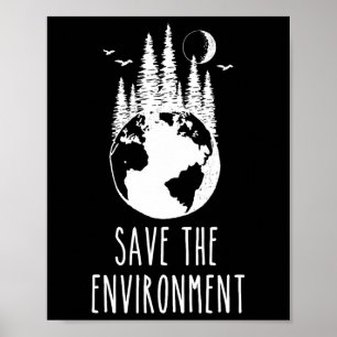 Poster Con Natureza Selvagem Do Dia Da Terra