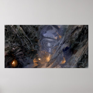 Pôster Conceito da cidade do diabrete - pontes