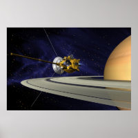 Conceito de Artista da Cassini Saturn Orbit Insert
