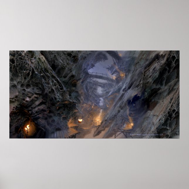 Pôster Conceito de Cidade de Goblin - Pontes (Frente)