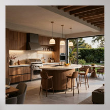 Conceito de Cozinha Exterior Zen