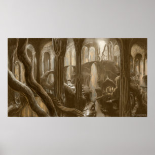 Poster Conceito de Realm Woodland