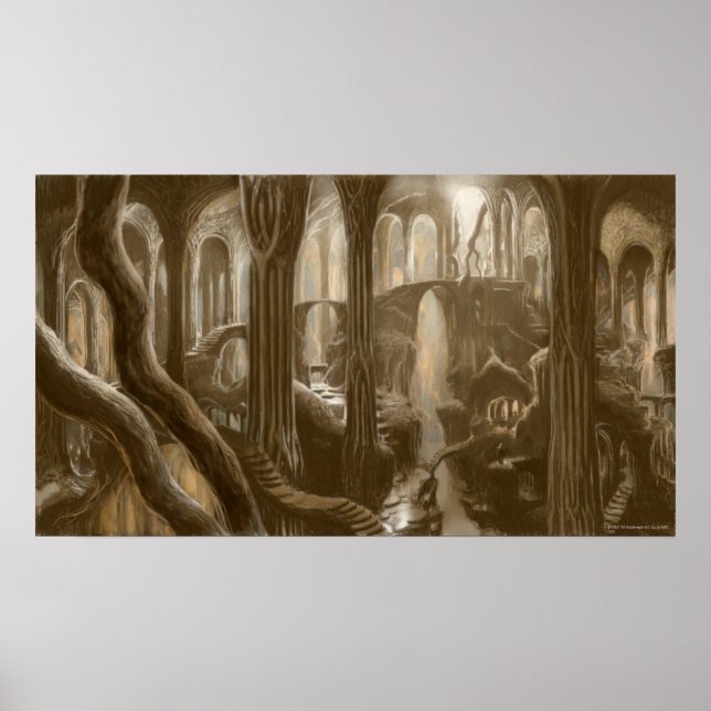 Poster Conceito de Realm Woodland (Frente)