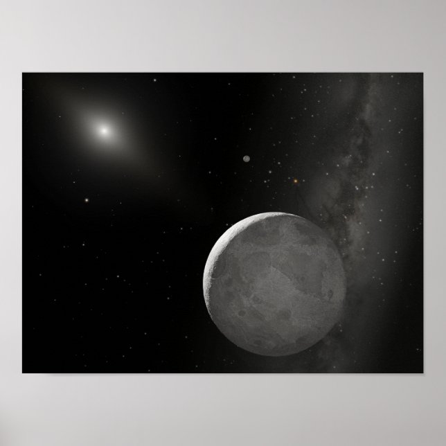 Pôster Conceito do artista de objeto Kuiper Belt (Frente)