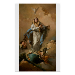 Pôster Conceito imaculado de Giovanni Tiepolo