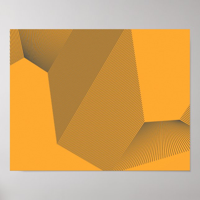 Poster Conceito moderno, urbano, amarelo, negrito simples (Frente)