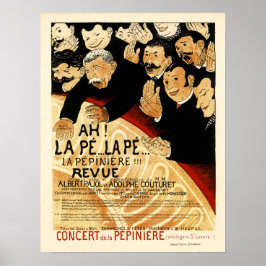 Poster CONCERT DE LA PEPINIERE Paris 1898